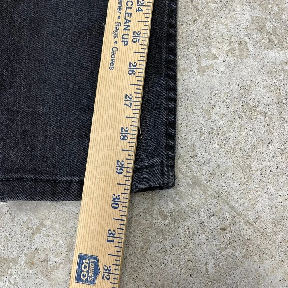 Levis Jeans Mens 32x32 Black Pants 512 Slim Tapered Skater Goth Denim